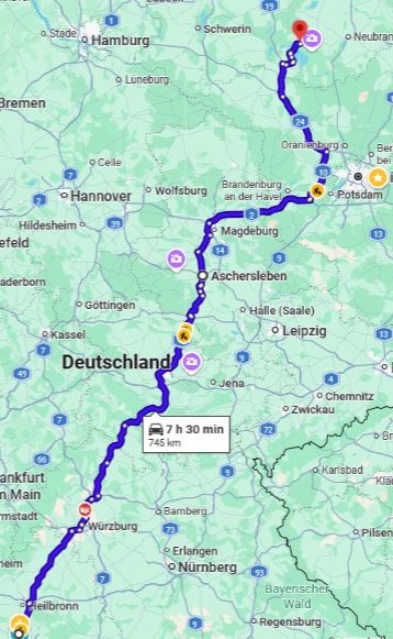 Route Reiseplan